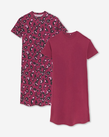 Pretty Secrets Value 2 Pack Leopard Nighties