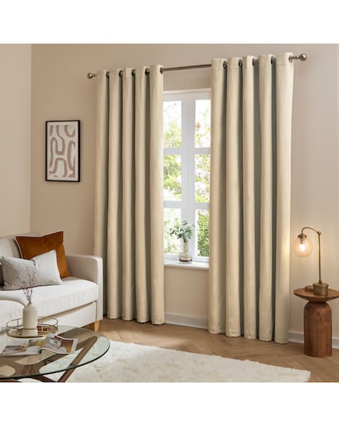 Furn. The Ultimate Velvet Blackout Eyelet Curtains