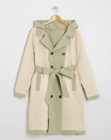 Julipa Reversible Quilted Trench Coat