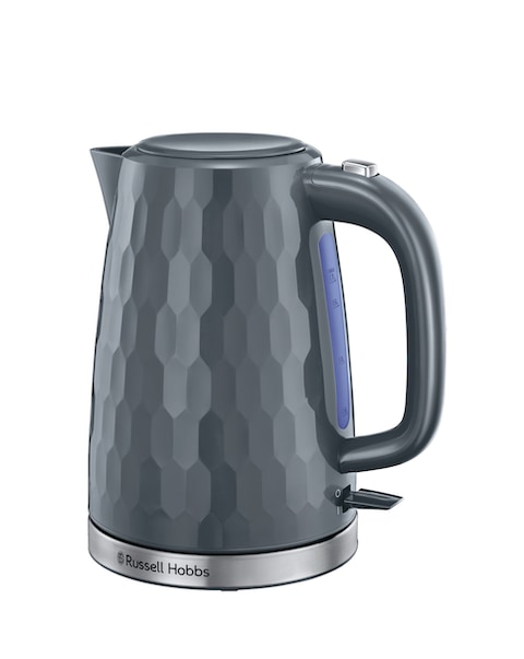 Russell Hobbs 26053 Textured Honeycomb Grey Kettle