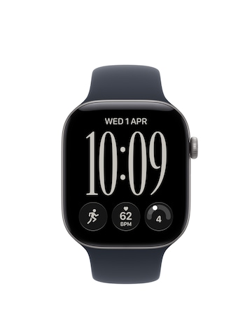 Apple Watch Series 12 GPS + Cellular 46mm - Space Aluminium/Navy Sport - M/L
