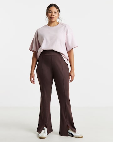 PUMA HER Rib Flared Leggings