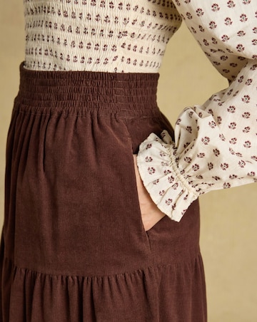 Joules Cord Tiered Skirt