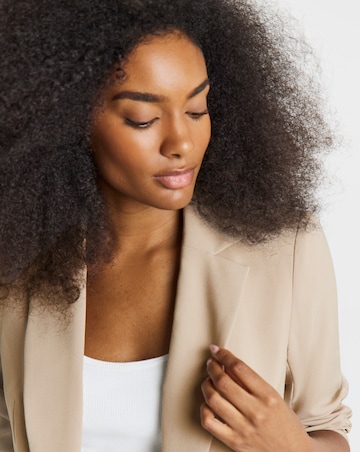 Simply Be Neutral Single Breasted Blazer