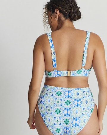 Tile Print Bikini Set