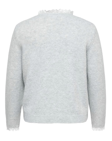 ONLY LACE DETAIL KNITTED TOP