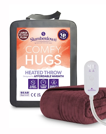 Slumberdown Comfy Hugs Heated Throw