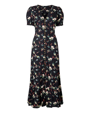 Joe Browns Darling Ditsy Button Through Maxi Dress