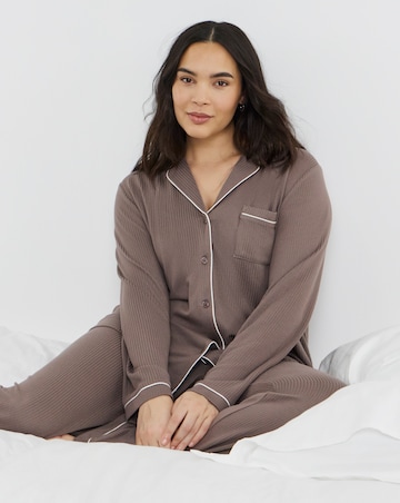 Pretty Secrets Brushed Rib Pyjama Set
