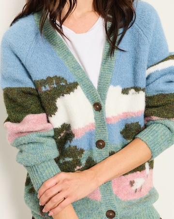 Fatface Landscape Cardigan