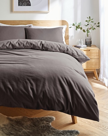 Pure Cotton Cosy Brushed Duvet Cover Set