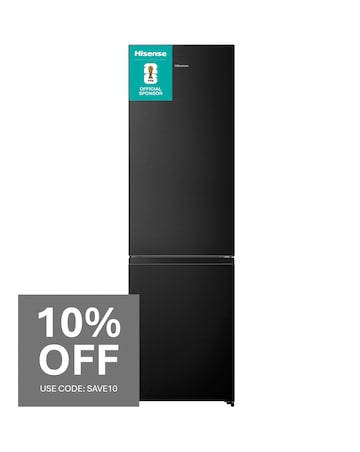 Hisense RB435N4BFE Fridge Freezer - Black