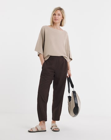 Slash Neck Kimono Sleeve Jumper