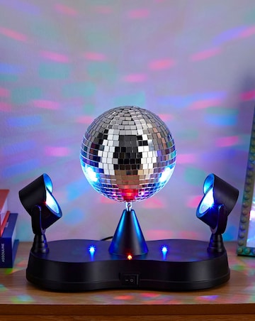 ValueLights Dolly Disco Ball Rotating LED Lamp