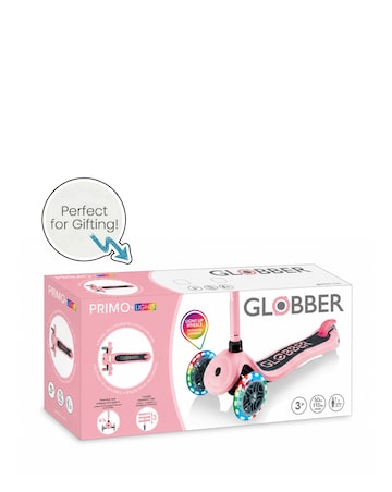 Globber Primo Lights - Pastel Pink