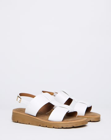 Joy Two Strap Comfort Sandal - Wide Fit (E)