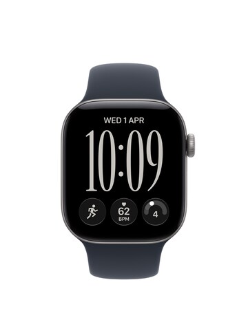 Apple Watch Series 12 GPS 42mm - Space Grey Aluminium/Navy Blue Sport Band - M/L