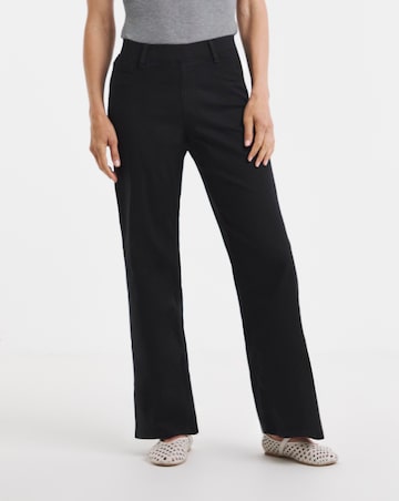 Black Stretch Wide Leg Jeggings