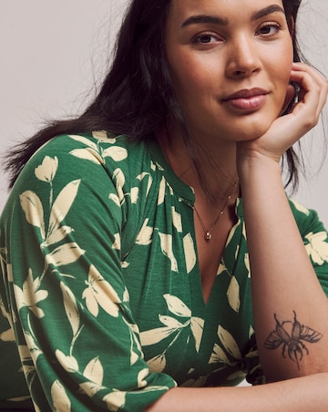 Julipa Printed Jersey Blouse