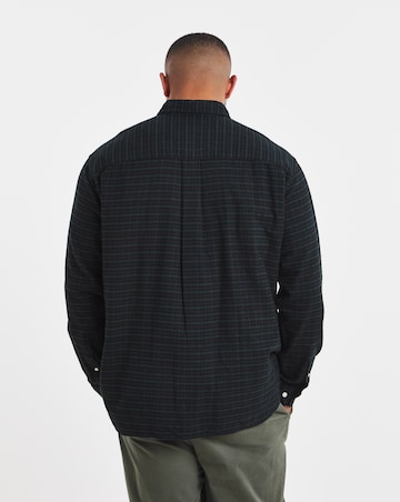 Jack & Jones Premium Stanley Flannel Long Sleeve Shirt - Blue