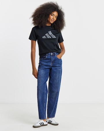 adidas Animal Print Logo T-Shirt