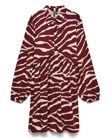 Vero Moda Maddie Zebra Print Short Dress
