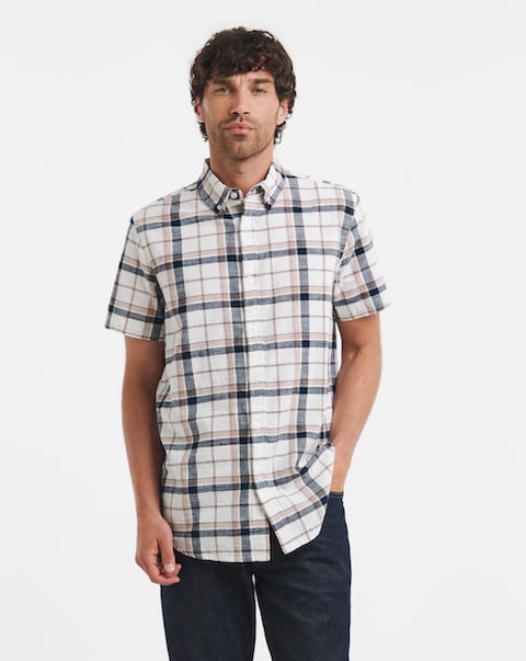 Oxford Check Short Sleeve Shirt