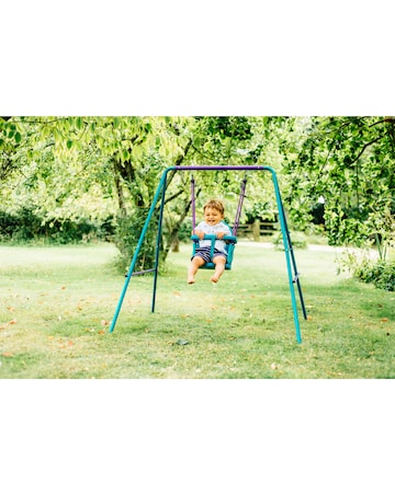 Plum 2 in 1 Swing Set - Purple/Teal