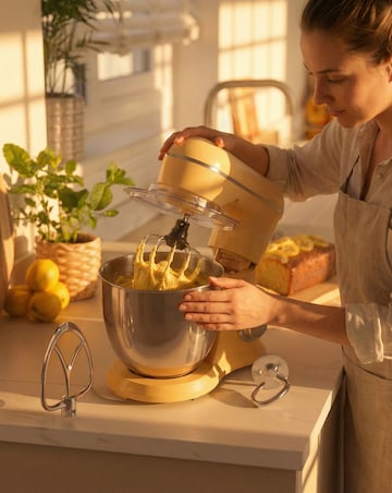 Salter British Bakes Stand Mixer- Yellow