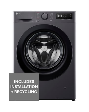 LG Turbowash F4Y510GBLN1 A Rated 10kg Washing Machine Slate Grey + Install