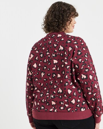 Simply Be Burgundy Bomber Jacket