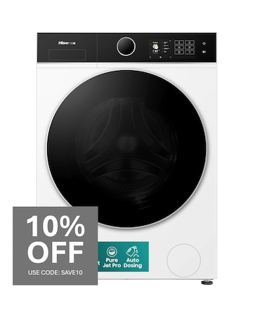 Hisense KitchenFit 5i Series WD5I1245BWR 12kg/8kg Washer Dryer - White