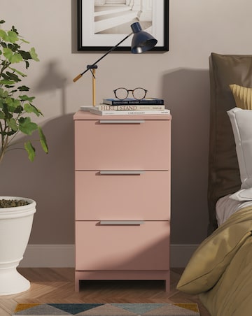 Humber Ready Assembled 3 Drawer Bedside - Kids
