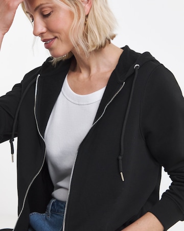 Longline Zip Hoodie