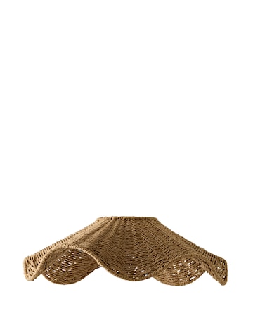ValueLights Loretta Wicker Wave Shade