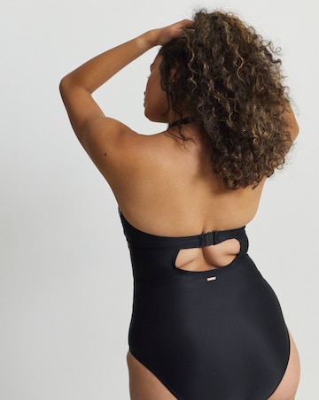 Figleaves Tailor Underwired Tummy Control Swimsuit Longer Length