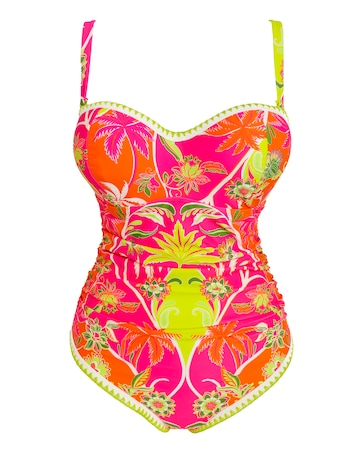 Figleaves Frida Underwired Bandeau Swimsuit