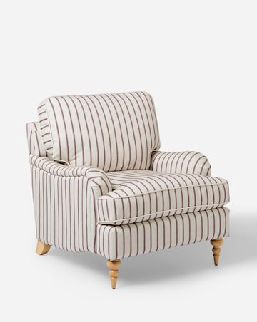 Wisteria Striped Armchair