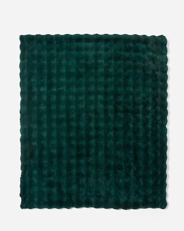 Bubble Faux Fur Throw
