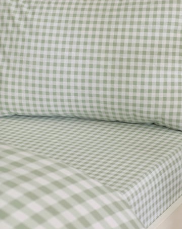 Catherine Lansfield Bamford Gingham Check Fitted Sheet
