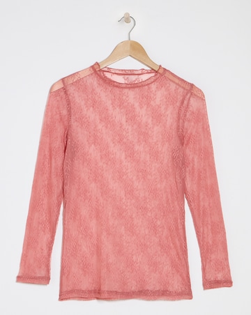 Rose Lace Layering Top