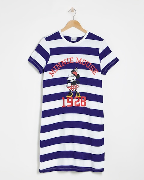 Minnie Mouse Cotton Oversized Tee Varsity Nightie