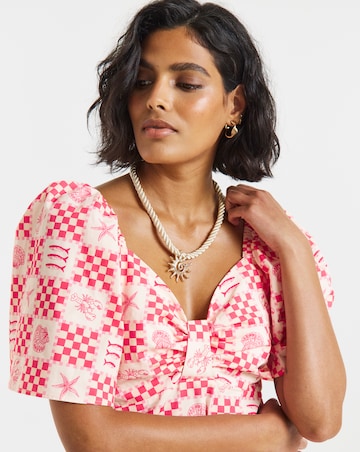 Twisted Wunder Cotton Mini Dress