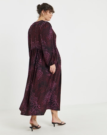 Simply Be Textured Waffle Jersey Midi Dress