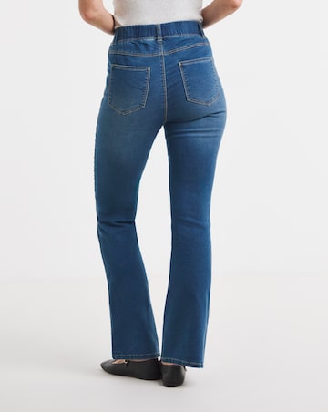 Mid Blue Stretch Bootcut Jeggings