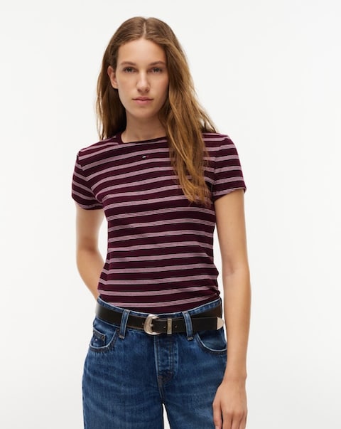 New In - Tommy Jeans Slim Rib Tee