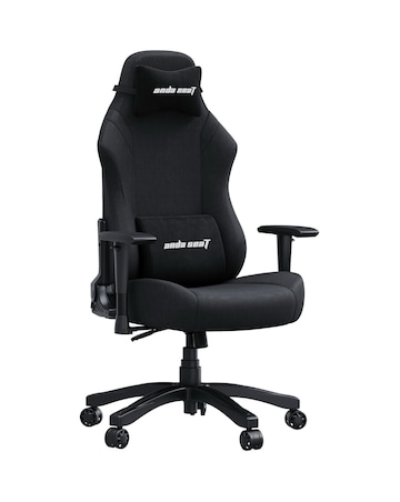 Anda seaT Luna Premium Large Office Gaming Chair - Black Fabric