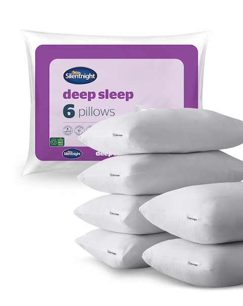 Silentnight Deep Sleep Pack of 6 Pillows