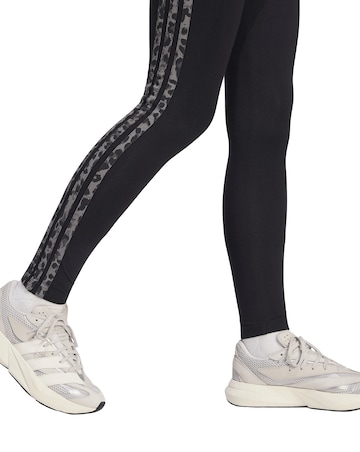 adidas 3 Stripe Leopard Print Legging