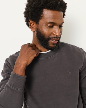 FatFace Hayle Crew Sweatshirt - Charcoal
